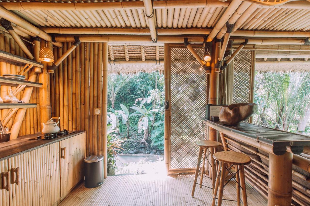 Hideout Eco Bamboo House Bali Villa Selat Exterior photo